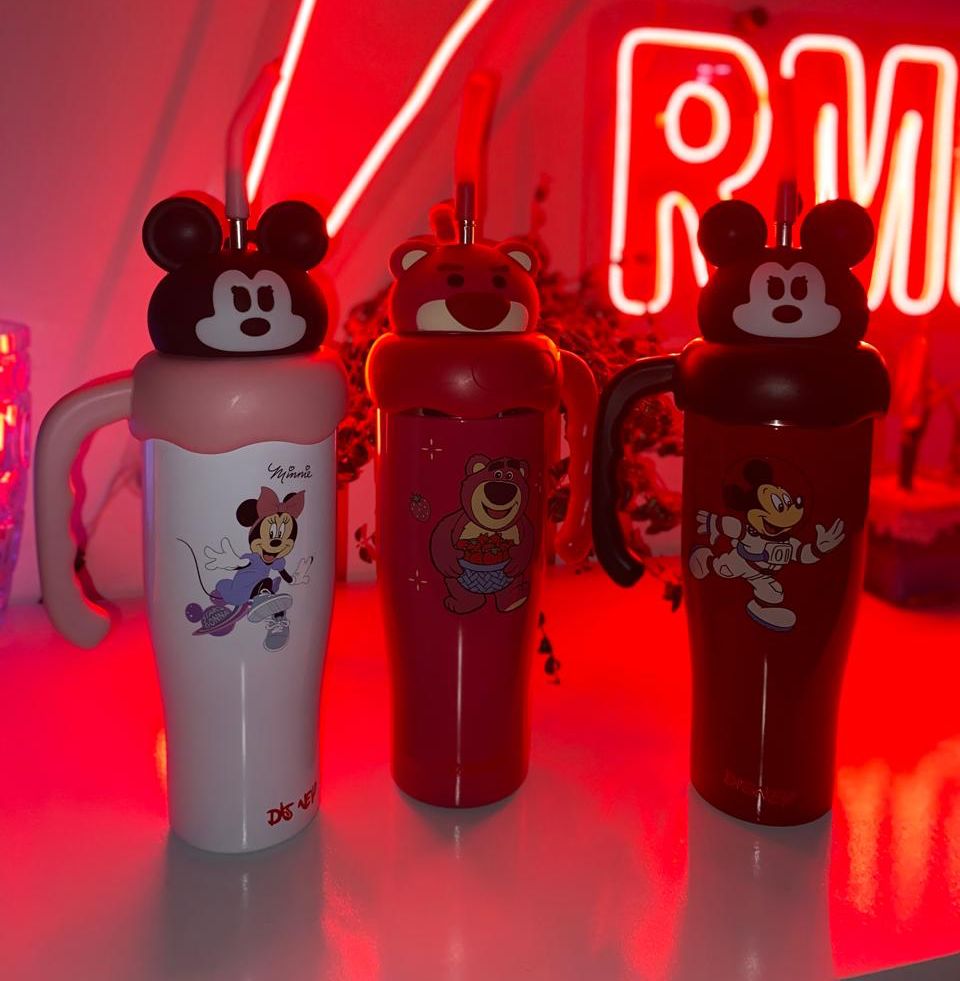 Vista 2 de Vaso Disney con Diseño - VASO DISNEY: LOTSO ROSADO